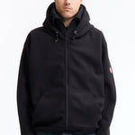 The ATTACHED HOOD FLEECE ZIP UP available online with global shipping, and in PAM Stores Melbourne and Sydney.