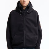 The ATTACHED HOOD FLEECE ZIP UP available online with global shipping, and in PAM Stores Melbourne and Sydney.