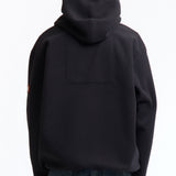 The ATTACHED HOOD FLEECE ZIP UP available online with global shipping, and in PAM Stores Melbourne and Sydney.