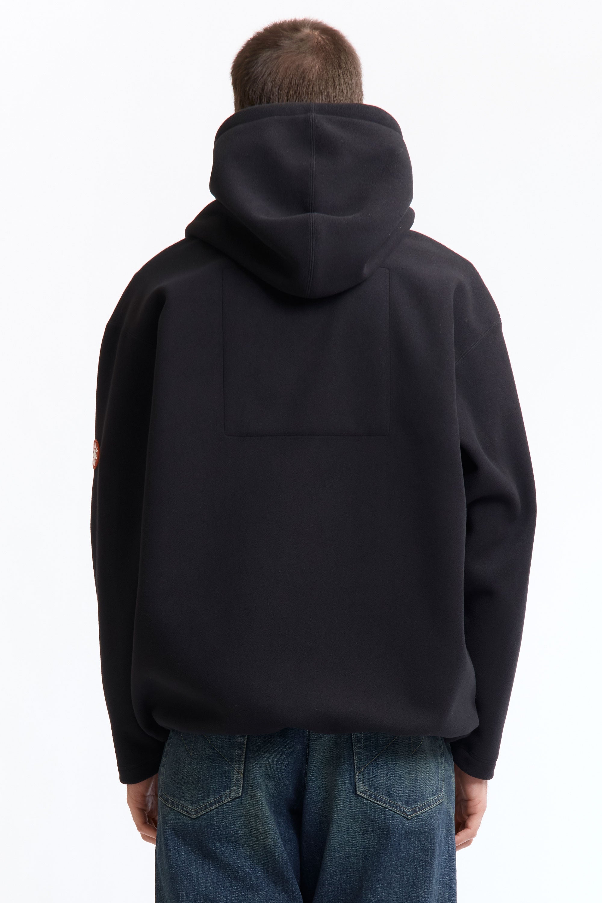 The ATTACHED HOOD FLEECE ZIP UP available online with global shipping, and in PAM Stores Melbourne and Sydney.