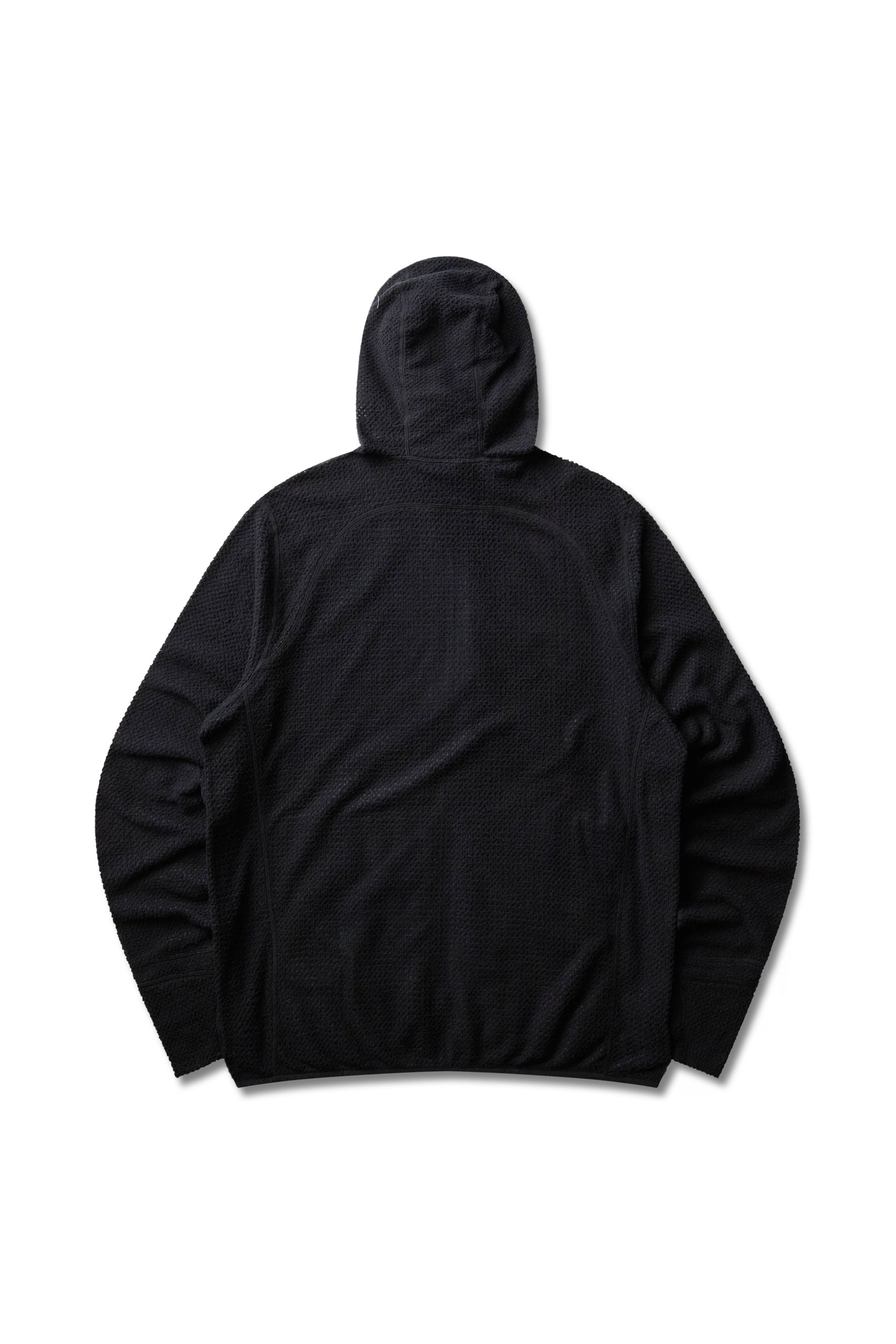The Awi Thermal Zip Up Hoodie Black available online with global shipping, and in PAM Stores Melbourne and Sydney.