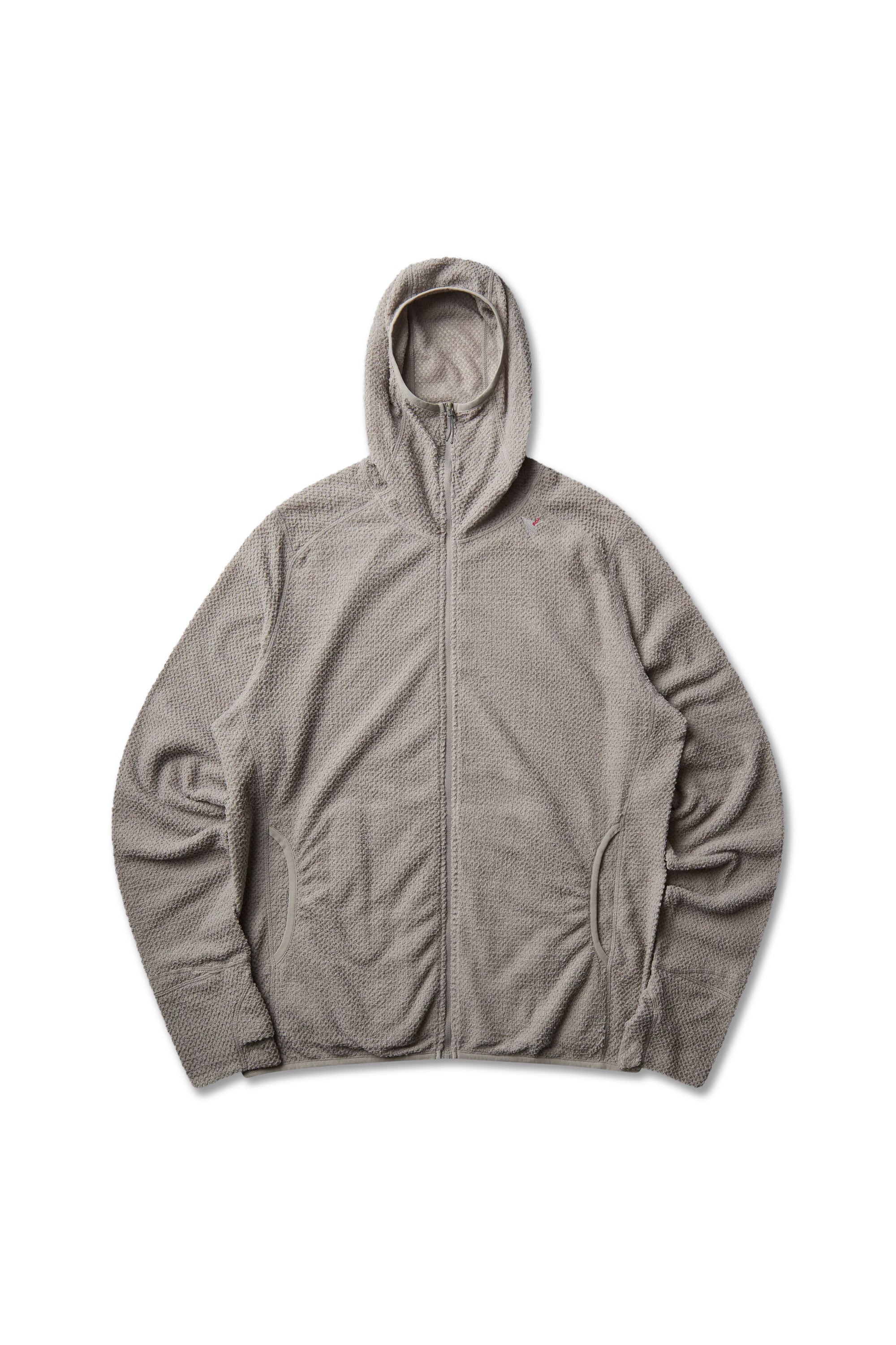 The Awi Thermal Zip Up Hoodie Light Grey available online with global shipping, and in PAM Stores Melbourne and Sydney.