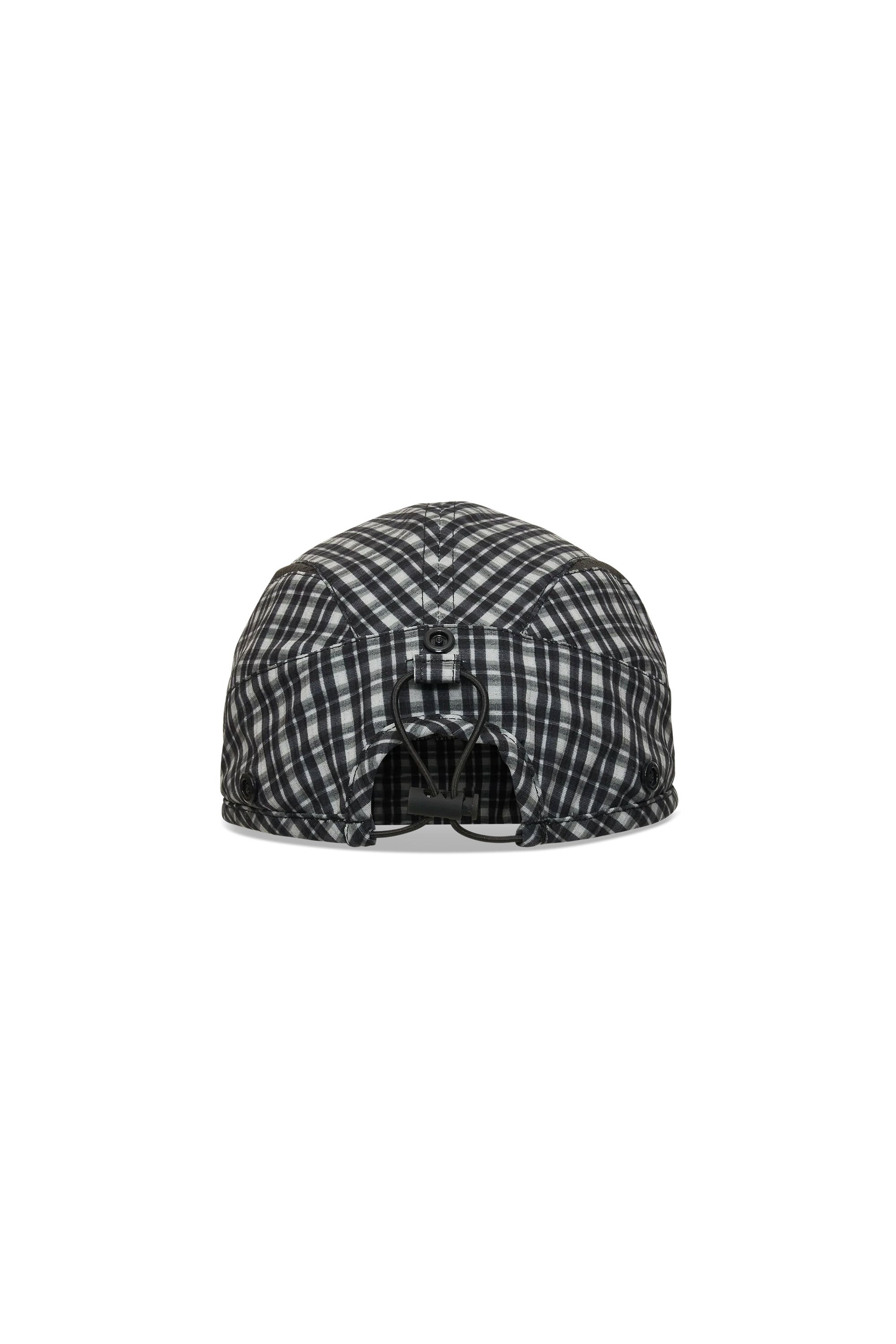 The Aair Floweave Printed Check Desert Cap Anthracite available online with global shipping, and in PAM Stores Melbourne and Sydney.