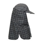 The Aair Floweave Printed Check Desert Cap Anthracite available online with global shipping, and in PAM Stores Melbourne and Sydney.