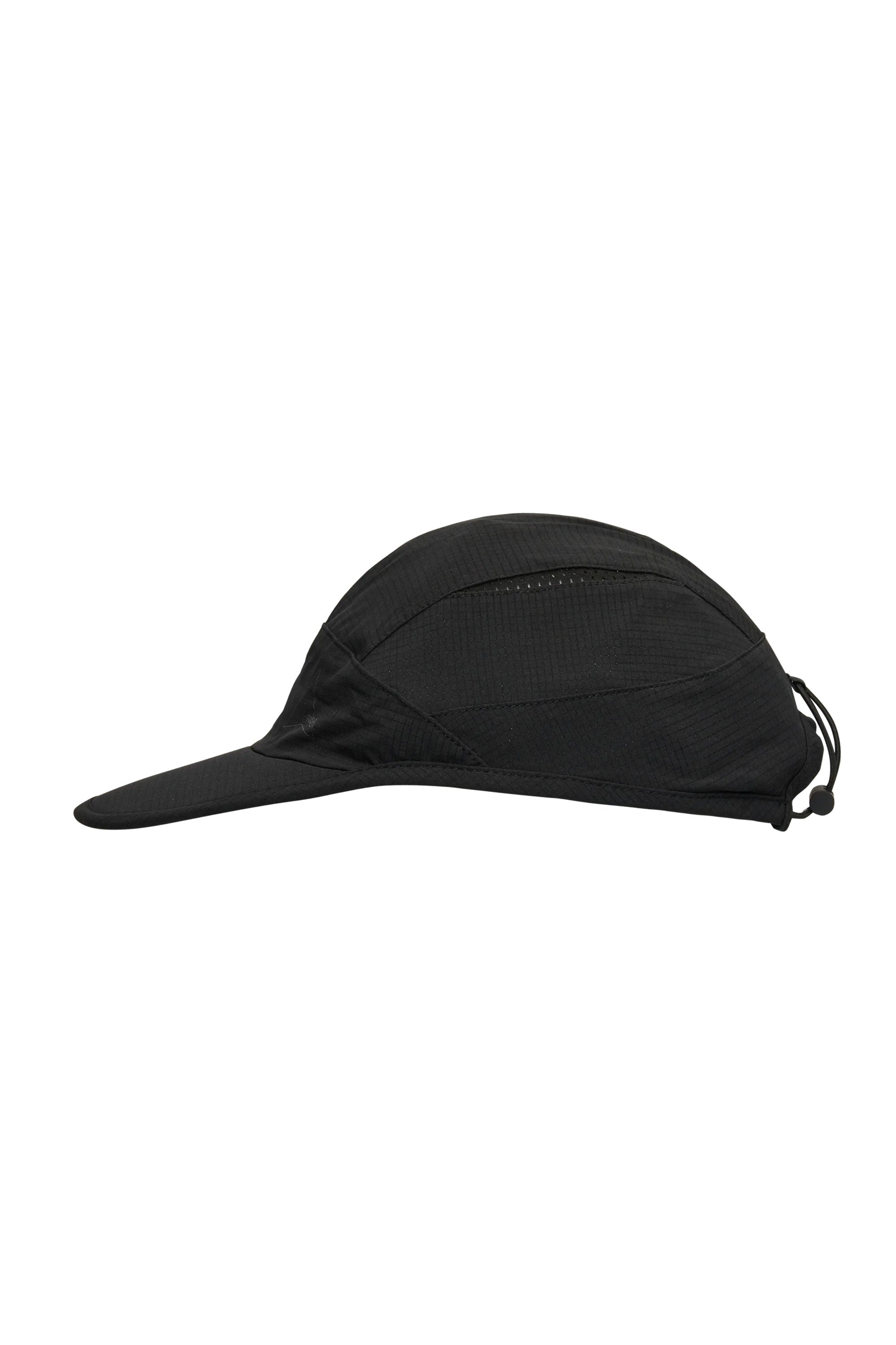 The Aair Floweave Running Cap Black available online with global shipping, and in PAM Stores Melbourne and Sydney.