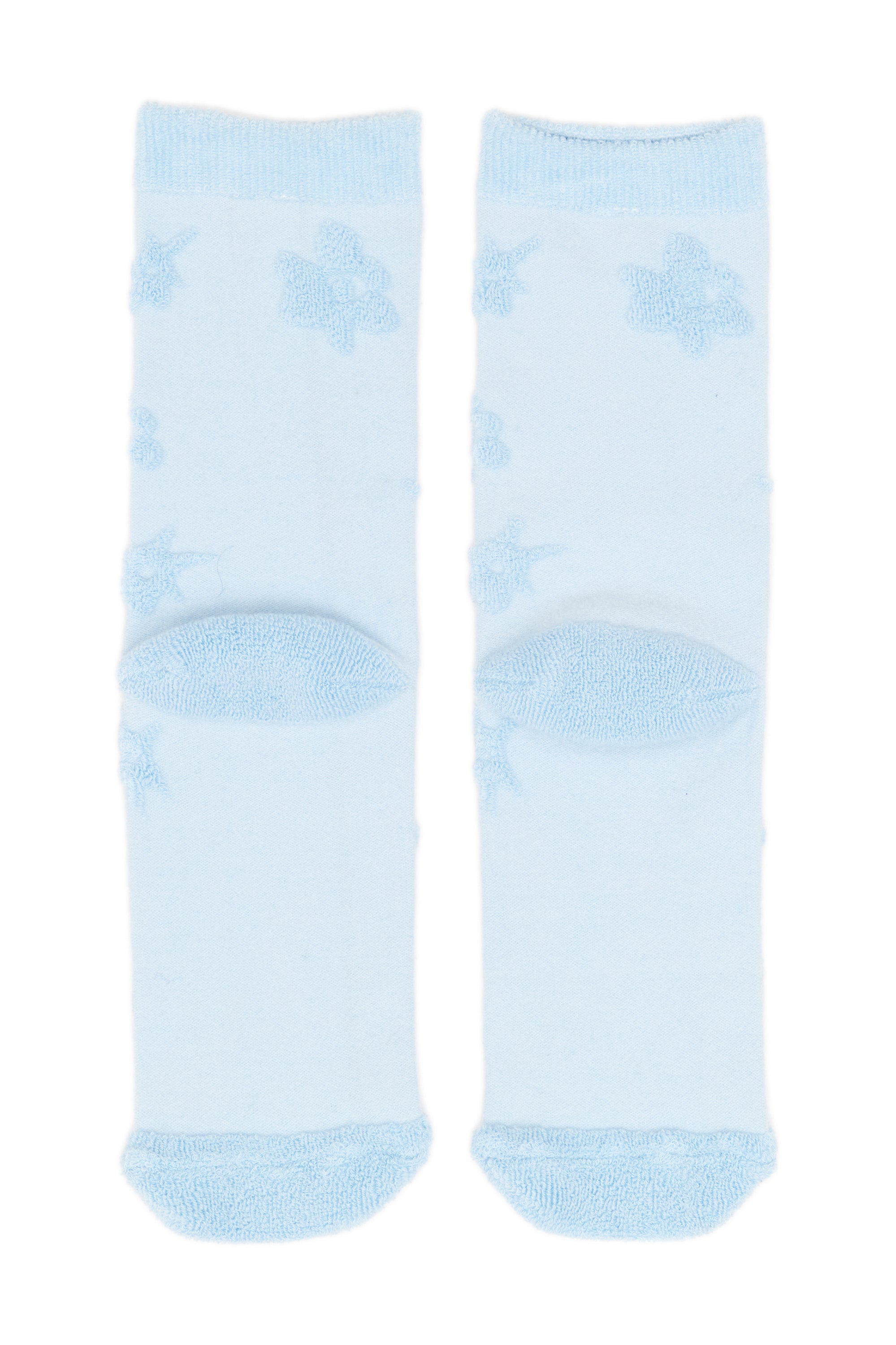 The TEXTURE GESTURES SOCKS - BABY BLUE available online with global shipping, and in PAM Stores Melbourne and Sydney.