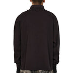 The Astrio Long Sleeve Polo Washed Black available online with global shipping, and in PAM Stores Melbourne and Sydney.
