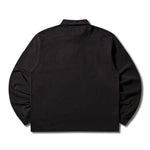 The Astrio Long Sleeve Polo Washed Black available online with global shipping, and in PAM Stores Melbourne and Sydney.