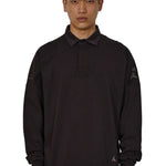 The Astrio Long Sleeve Polo Washed Black available online with global shipping, and in PAM Stores Melbourne and Sydney.