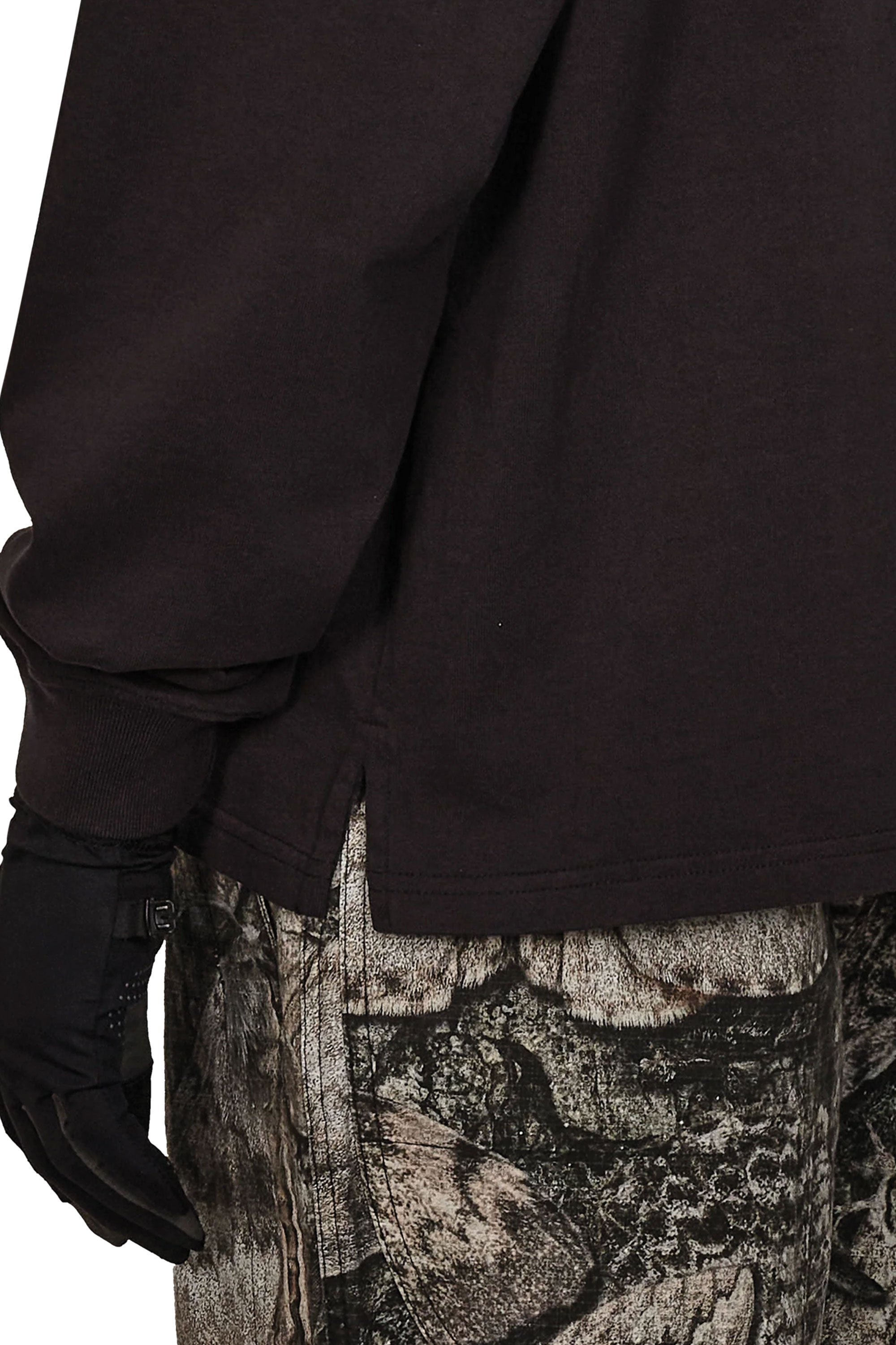The Astrio Long Sleeve Polo Washed Black available online with global shipping, and in PAM Stores Melbourne and Sydney.