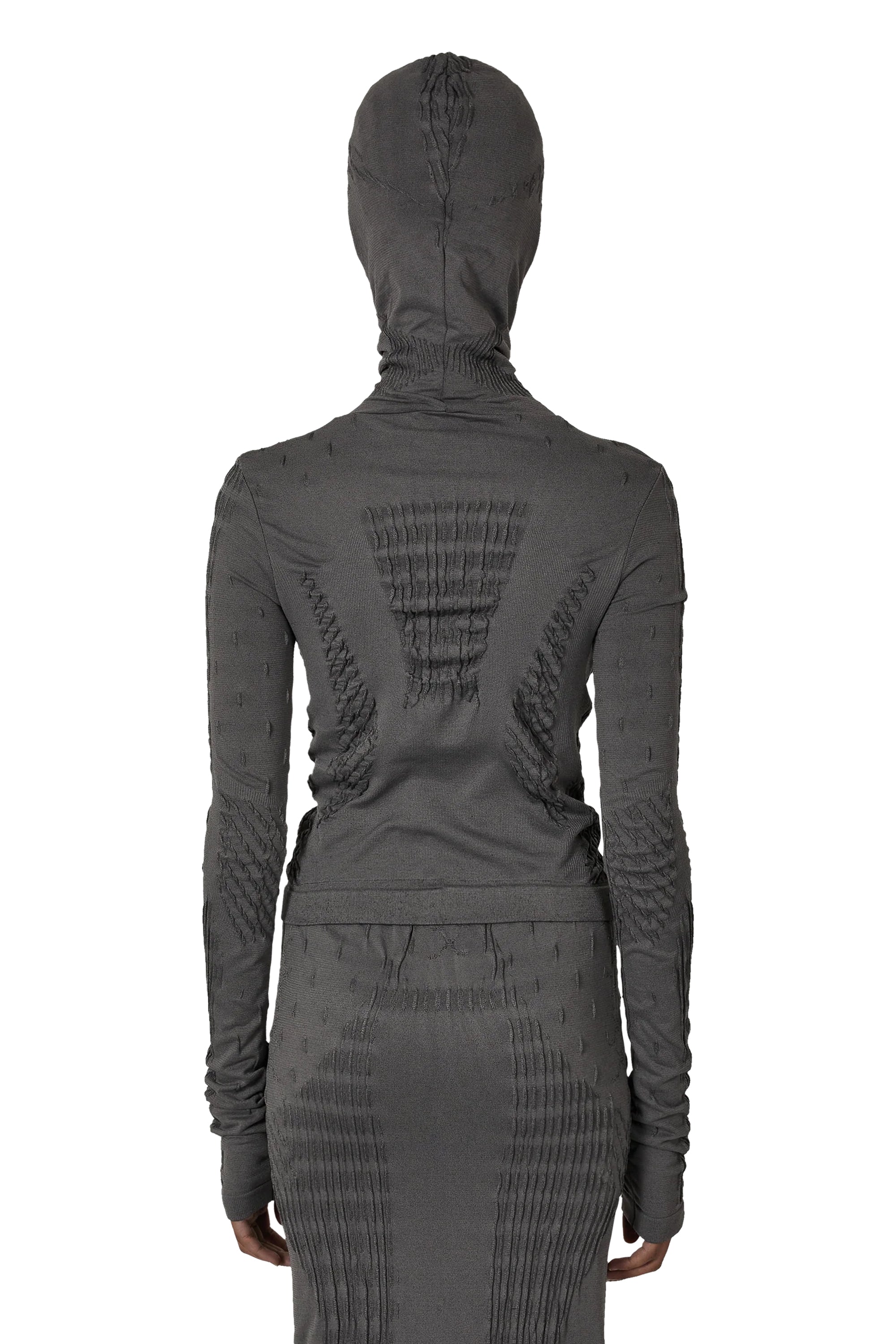 The Aune Dryarn Seamless Knit Top Grey available online with global shipping, and in PAM Stores Melbourne and Sydney.