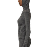 The Aune Dryarn Seamless Knit Top Grey available online with global shipping, and in PAM Stores Melbourne and Sydney.