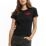 The B-Girl Womens Tee Black available online with global shipping, and in PAM Stores Melbourne and Sydney.