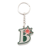 The B LOGO KEYCHAIN SILVER  available online with global shipping, and in PAM Stores Melbourne and Sydney.