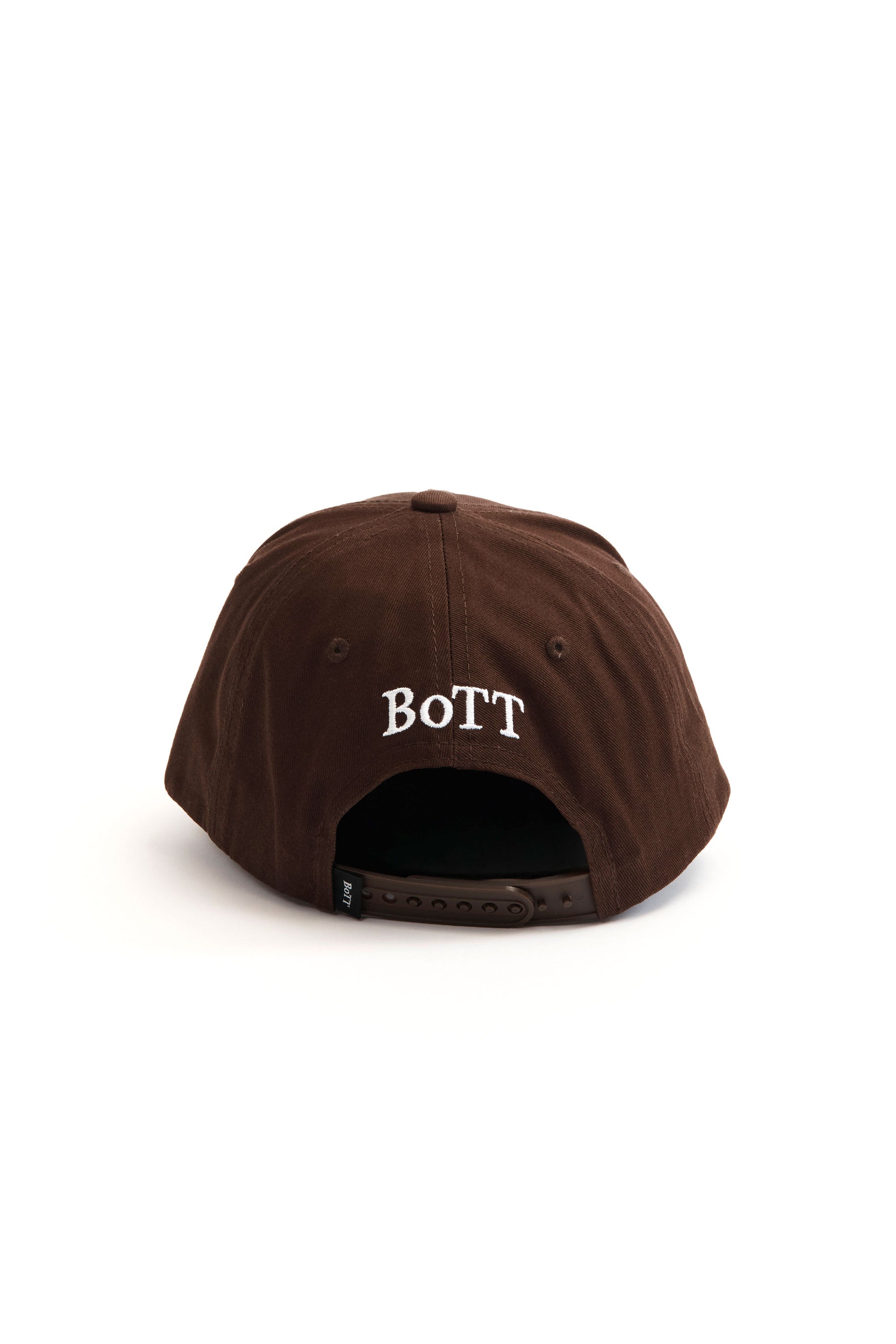 The B Logo 5-Panel Cap Brown available online with global shipping, and in PAM Stores Melbourne and Sydney.