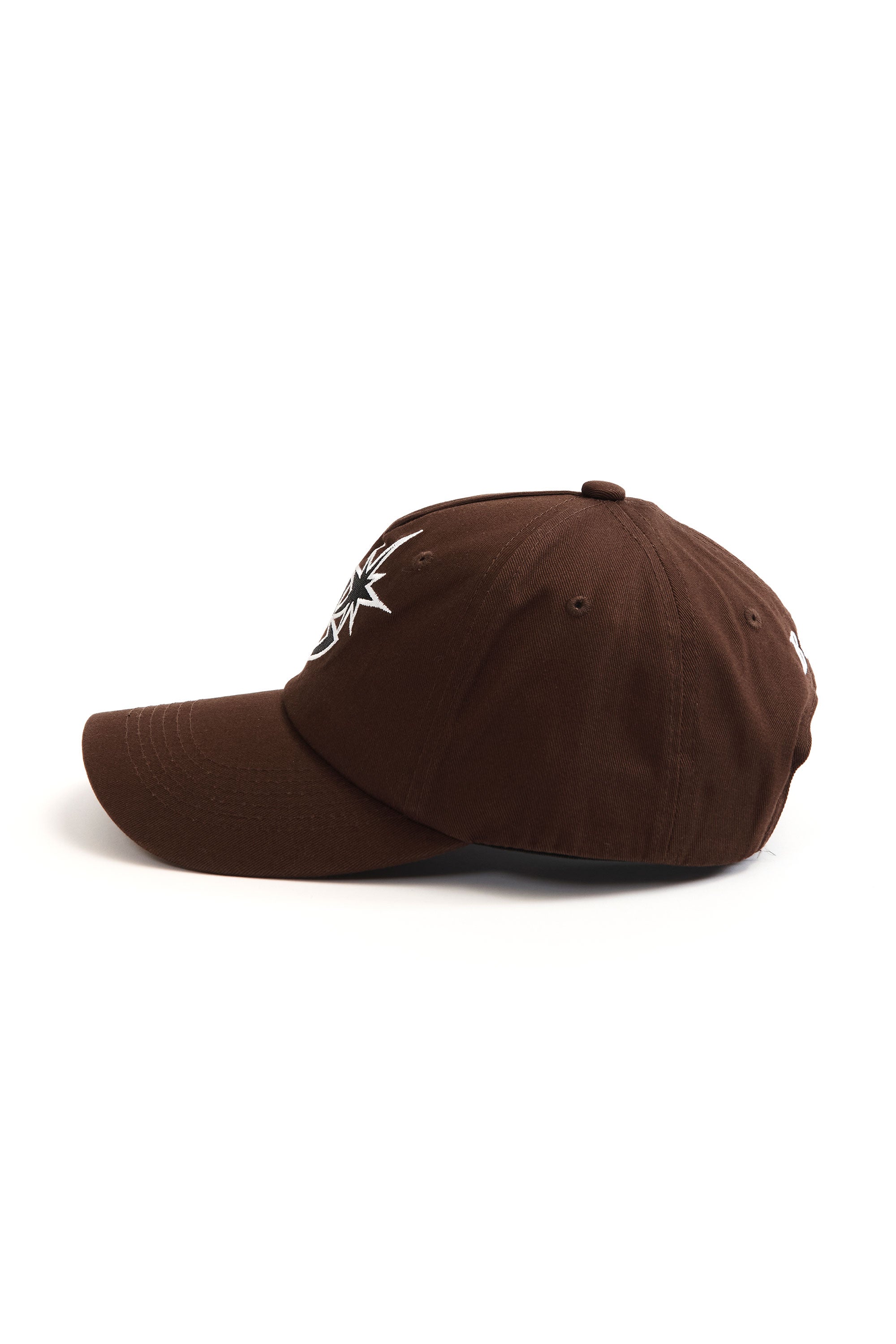 The B Logo 5-Panel Cap Brown available online with global shipping, and in PAM Stores Melbourne and Sydney.