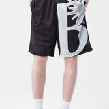 The B Logo Mesh Short Black available online with global shipping, and in PAM Stores Melbourne and Sydney.