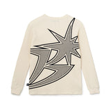 B Logo Raglan Thermal Cream