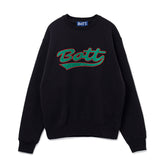 The SCRIPT LOGO CREWNECK BLACK  available online with global shipping, and in PAM Stores Melbourne and Sydney.