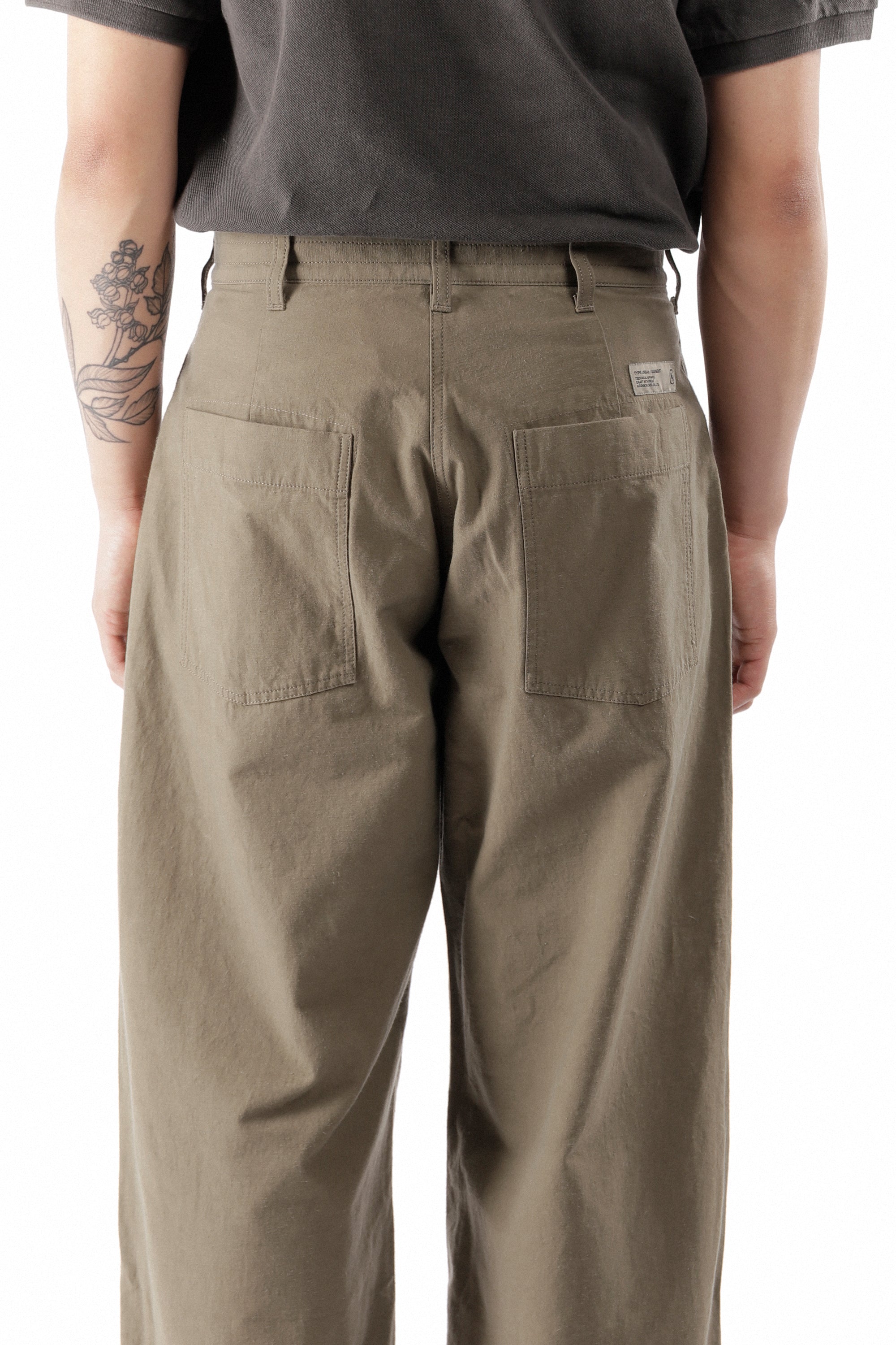 The WIDE BAKER PANTS WOVEN PANTS OLIVE DRAB available online with global shipping, and in PAM Stores Melbourne and Sydney.