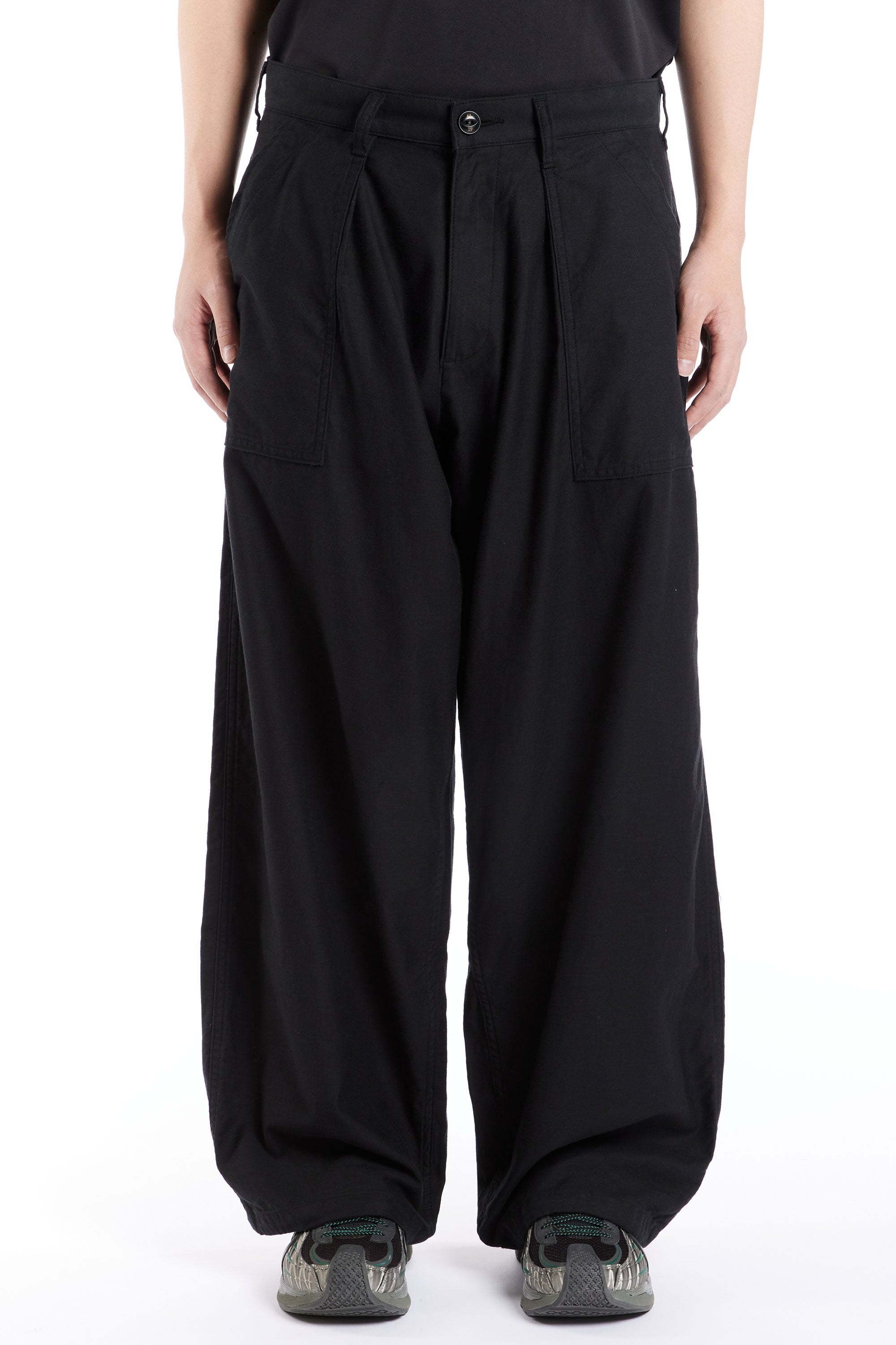 The NEIGHBORHOOD - WIDE BAKER PANTS SS24  available online with global shipping, and in PAM Stores Melbourne and Sydney.