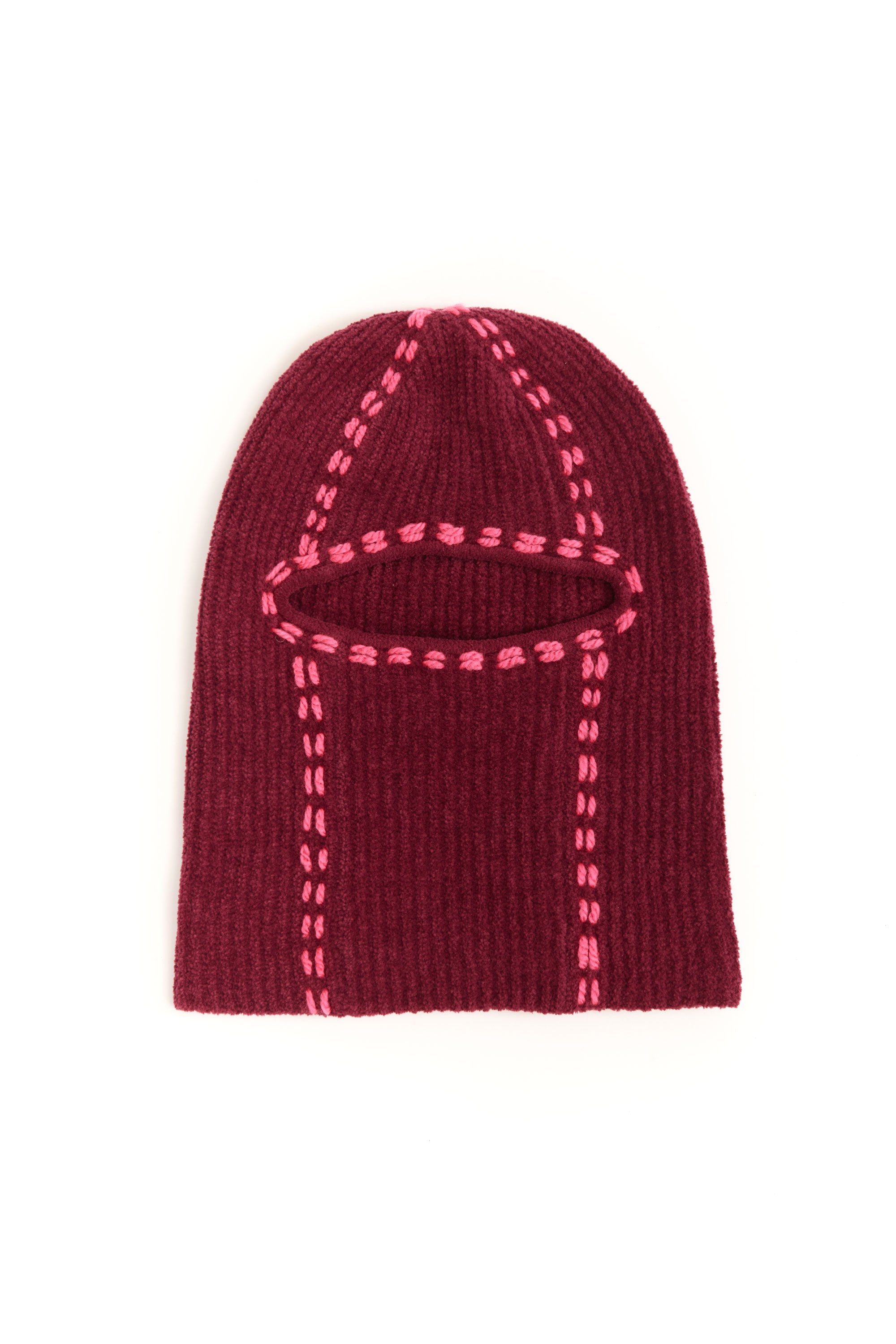 The PG1 BALACLAVA BURGUNDY available online with global shipping, and in PAM Stores Melbourne and Sydney.