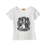 The BANANA GIRL Crop T-shirt White available online with global shipping, and in PAM Stores Melbourne and Sydney.