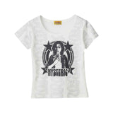 The BANANA GIRL Crop T-shirt White available online with global shipping, and in PAM Stores Melbourne and Sydney.