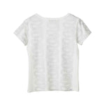 The BANANA GIRL Crop T-shirt White available online with global shipping, and in PAM Stores Melbourne and Sydney.