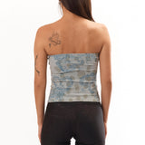 The Polka-Dot Bandeau Top available online with global shipping, and in PAM Stores Melbourne and Sydney.