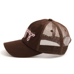 The BANG! Logo Mesh-back 5-Panel Cap Brown available online with global shipping, and in PAM Stores Melbourne and Sydney.