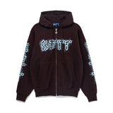 BANG! Logo Zip Hoodie Brown
