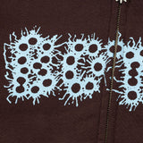 BANG! Logo Zip Hoodie Brown