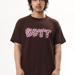The BANG! Logo Tee Brown available online with global shipping, and in PAM Stores Melbourne and Sydney.