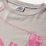 The Bank Holiday Tee Light Grey Hot Pink available online with global shipping, and in PAM Stores Melbourne and Sydney.