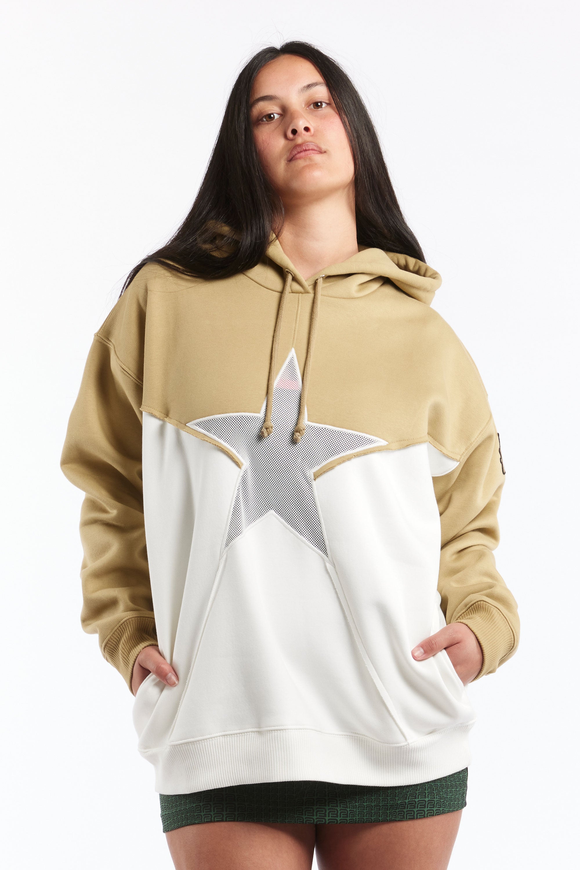 The HEAVEN - BARRAGAN STAR INSERT HOODIE  available online with global shipping, and in PAM Stores Melbourne and Sydney.