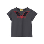 The BAT WEB EMBROIDERED CROPPED WOMEN'S TEE BLACK available online with global shipping, and in PAM Stores Melbourne and Sydney.
