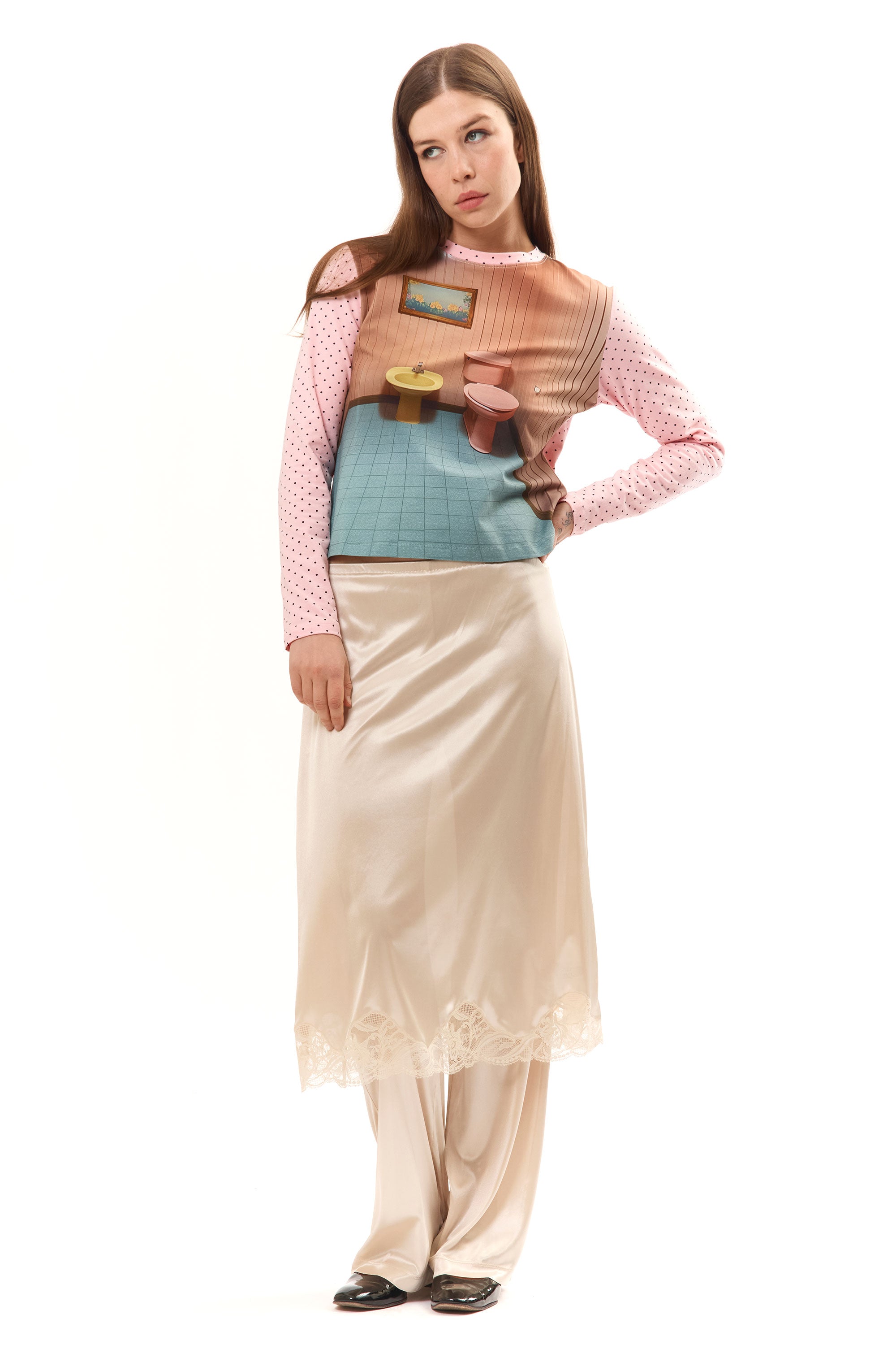 The BATHROOM T-SHIRT available online with global shipping, and in PAM Stores Melbourne and Sydney.