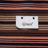BDY 01 LS STRIPE TEE BROWN