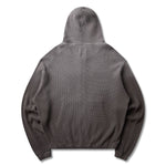 The Bee Sun Faded Organic Waffle Zip Up Hoodie Graphite available online with global shipping, and in PAM Stores Melbourne and Sydney.