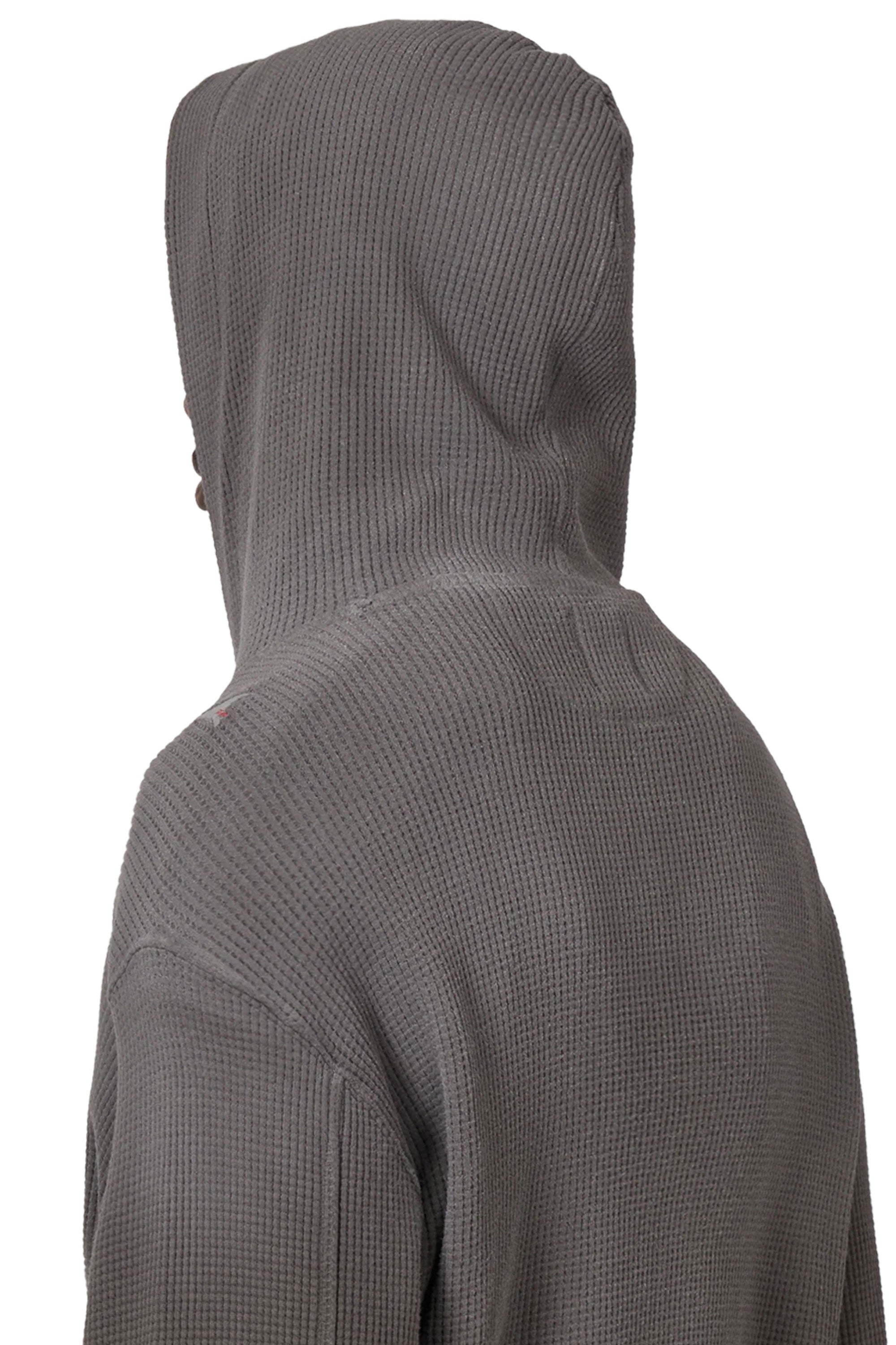 The Bee Sun Faded Organic Waffle Zip Up Hoodie Graphite available online with global shipping, and in PAM Stores Melbourne and Sydney.