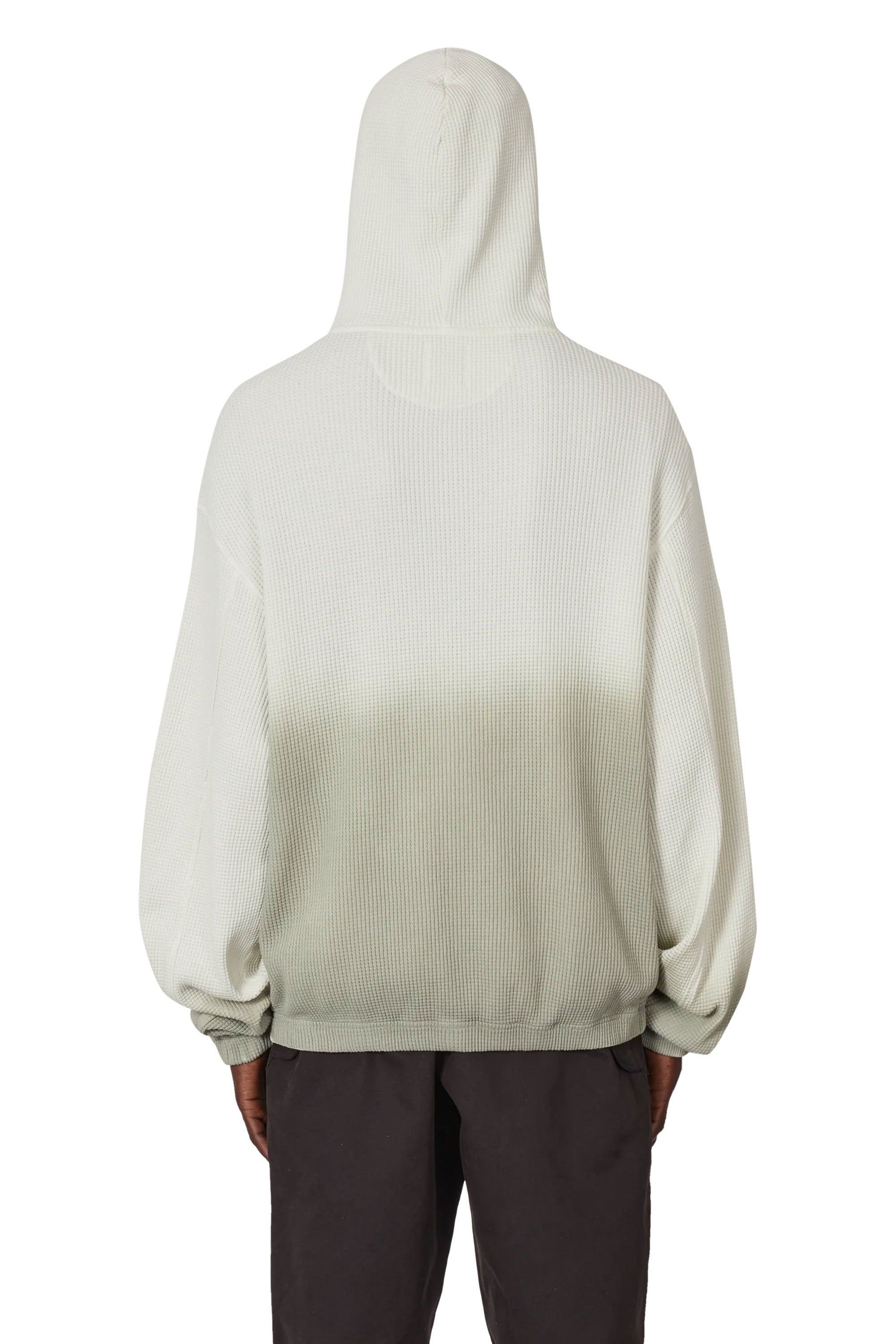 The Bee Sun Faded Organic Waffle Zip Up Hoodie Dirty White available online with global shipping, and in PAM Stores Melbourne and Sydney.