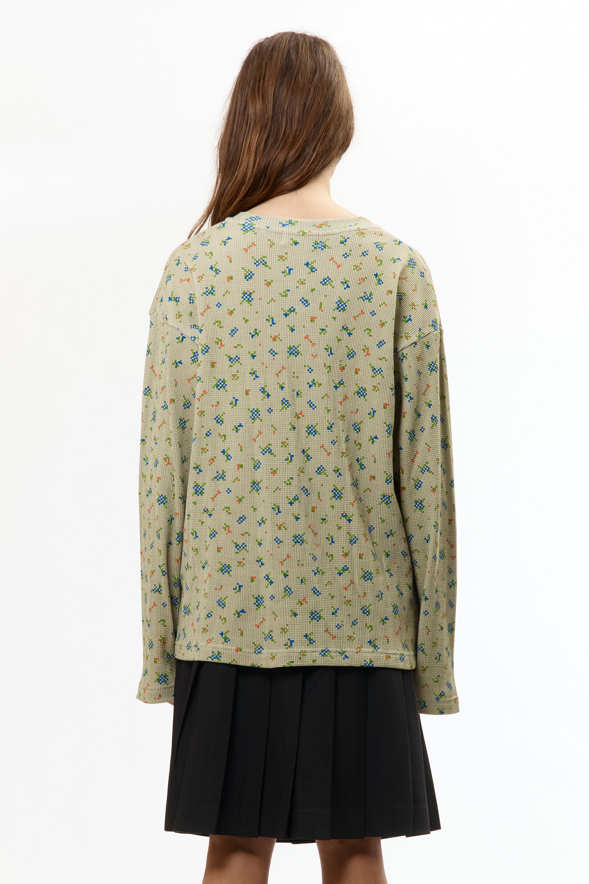 The FLOWER L/S WAFFLE THERMAL BEIGE available online with global shipping, and in PAM Stores Melbourne and Sydney.