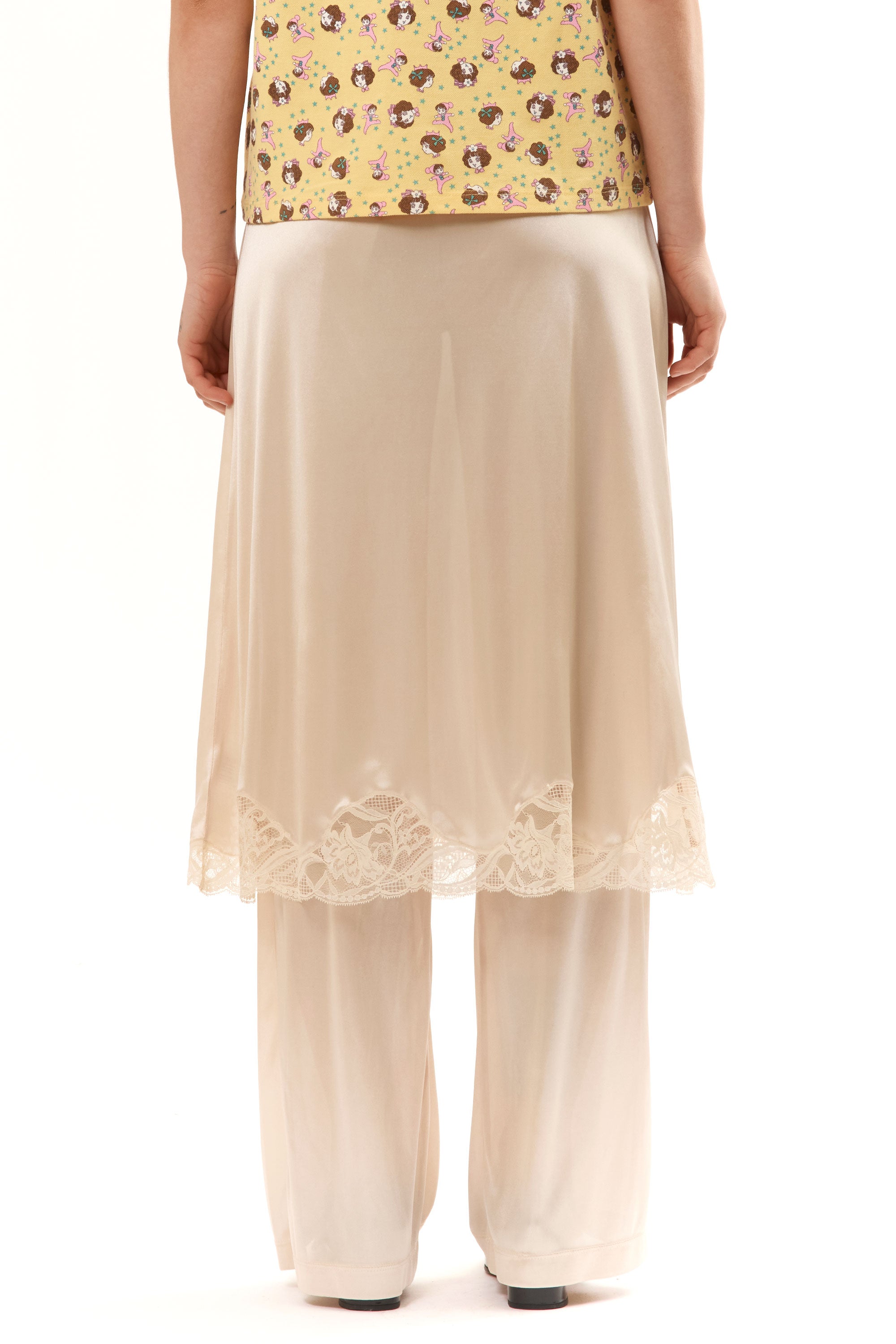 The BEIGE LINGERIE TROUSER available online with global shipping, and in PAM Stores Melbourne and Sydney.