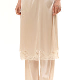 The BEIGE LINGERIE TROUSER available online with global shipping, and in PAM Stores Melbourne and Sydney.