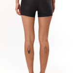 The Floral Bike Short Black Dark Purple available online with global shipping, and in PAM Stores Melbourne and Sydney.