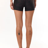 The Floral Bike Short Black Dark Purple available online with global shipping, and in PAM Stores Melbourne and Sydney.