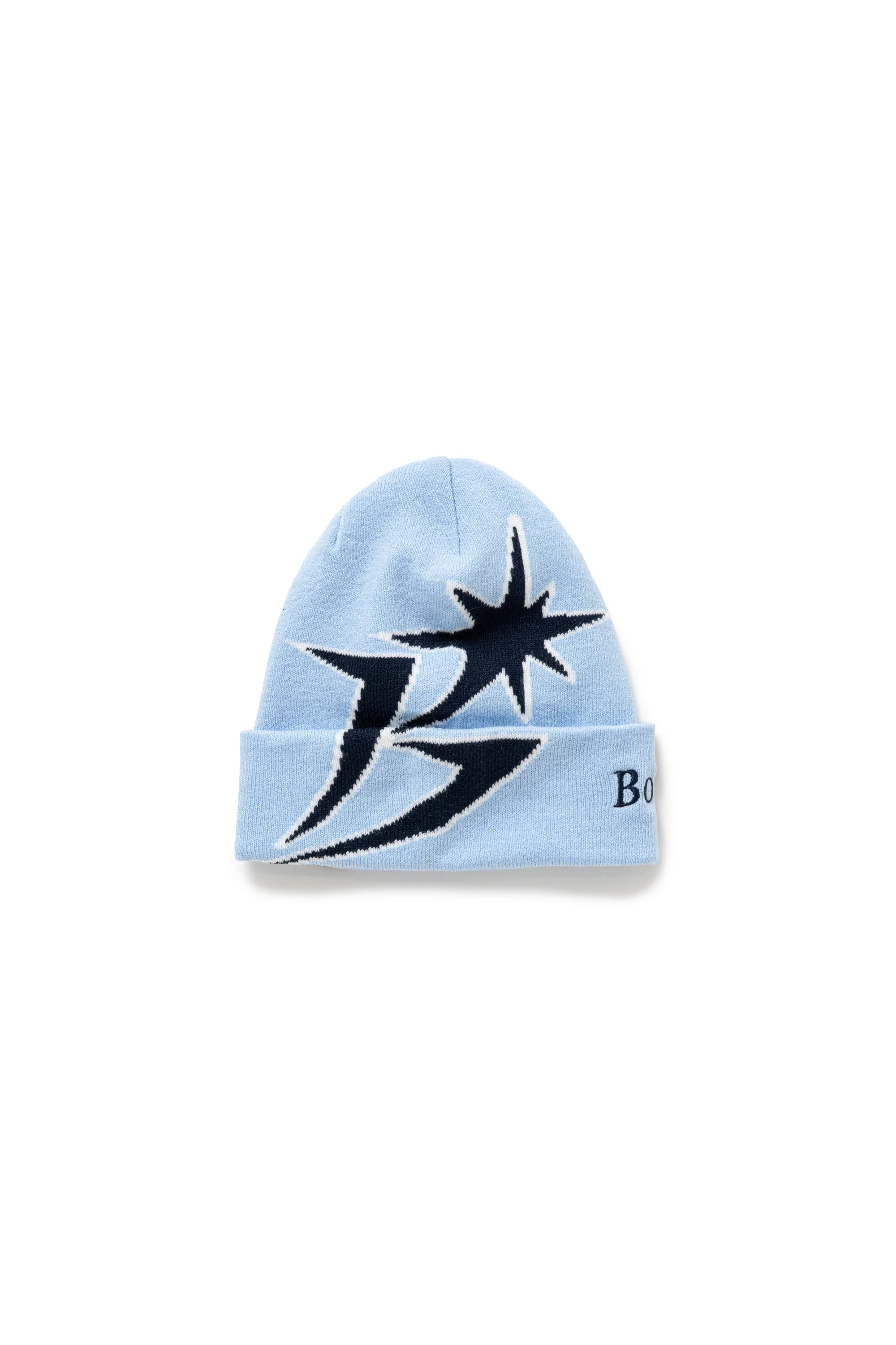 The Big B Logo Beanie Light Blue available online with global shipping, and in PAM Stores Melbourne and Sydney.