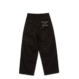 The WIDE CHINO PANTS BLACK available online with global shipping, and in PAM Stores Melbourne and Sydney.