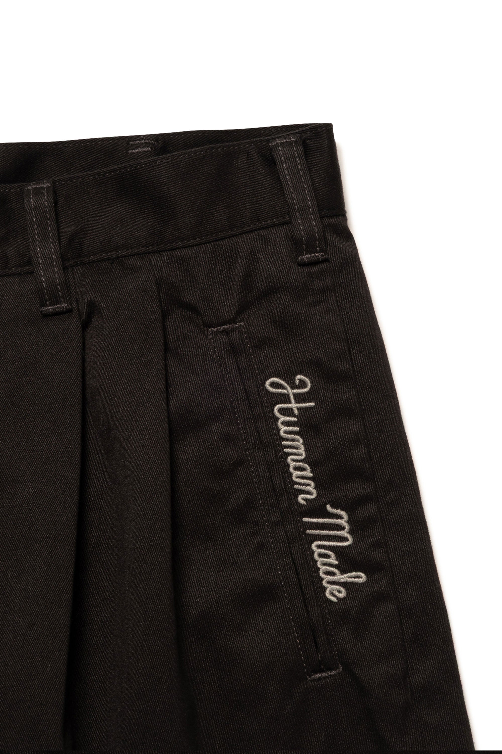 The WIDE CHINO PANTS BLACK available online with global shipping, and in PAM Stores Melbourne and Sydney.